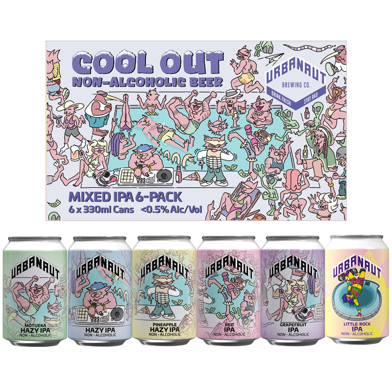 COOL OUT NonAlcoholic IPA 6Pack Urbanaut Brewing Co.