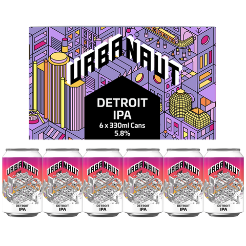 Detroit IPA - 6 x 330ml Cans