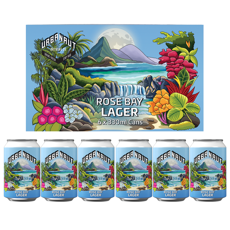 Rose Bay Lager *LOW ABV* Urbanaut Brewing Co.