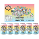 1 x 6-pack box and 6 x 330ml cans of Beat Street Low Carb Hazy IPA craft beer from Urbanaut Brewery.