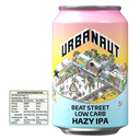 1 x 330ml can of Beat Street Low Carb Hazy IPA craft beer from Urbanaut Brewery with a nutritional info panel.