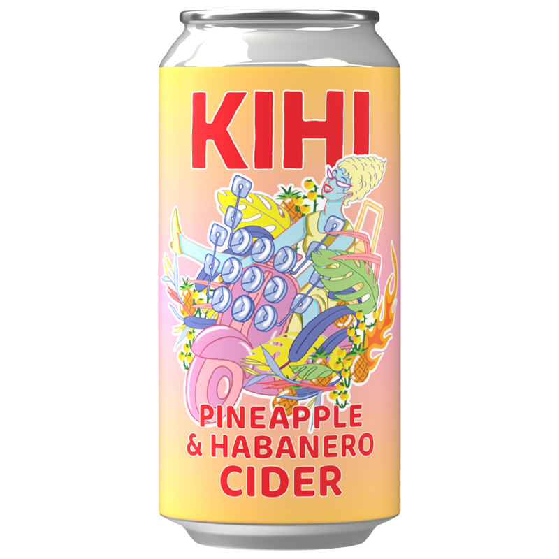 KIHI Pineapple & Habanero Cider Urbanaut Brewing Co.