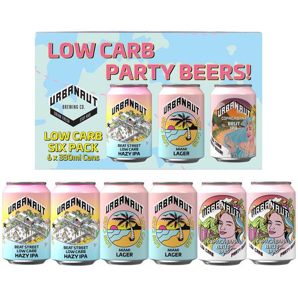 LOW CARB Mixed Six Pack - 6 x 330ml Cans