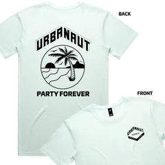 Urbanaut Miami Party Forever T-Shirt Seafoam