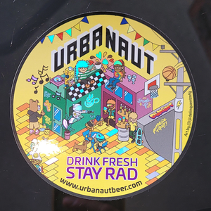 Urbanaut Block Party Sticker