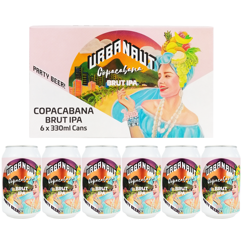 Copacabana Brut IPA - 6 x 330ml Cans