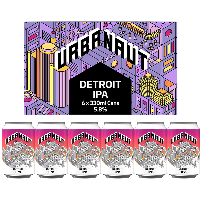 Detroit IPA - 6 x 330ml Cans