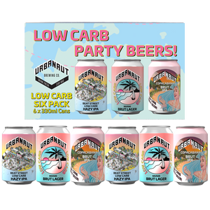 LOW CARB MIXED SIX PACK - 6 x 330ml Cans