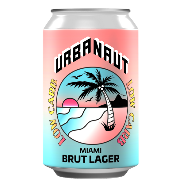 Miami Brut Lager - 4 x 6 packs (24 x 330ml Cans)