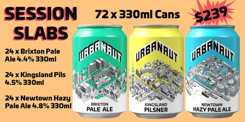 SESSION SLABS - 72 x 330ml cans